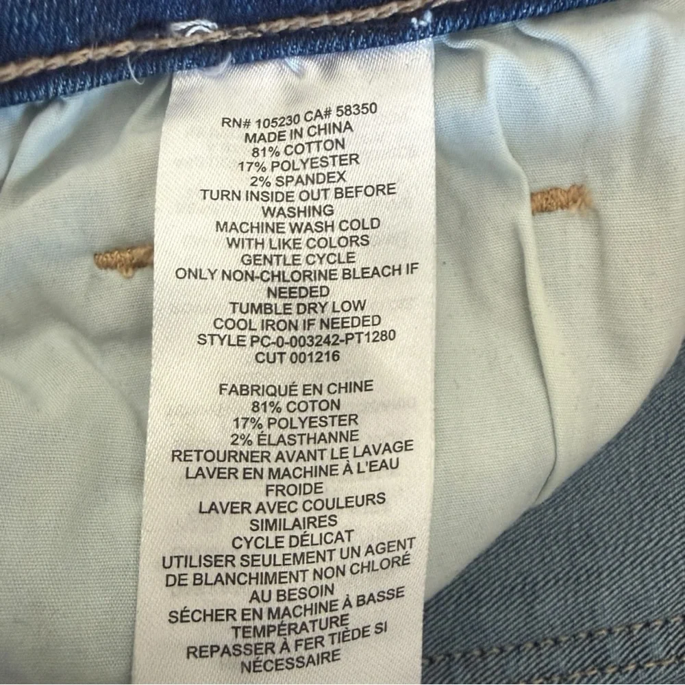 CURRENT/ELLIOTT Women’s Mid-Rise Blue Skinny Jeans - The Stiletto - Picture 7 of 7